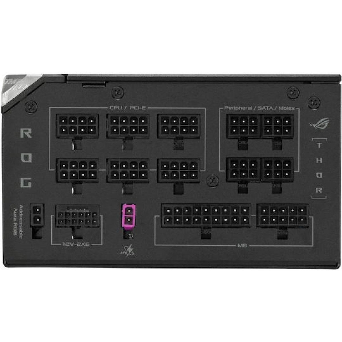 Asus Rog Thor Platinum III 1000W Μαύρο Τροφοδοτικό Υπολογιστή Full Modular 80 Plus Platinum