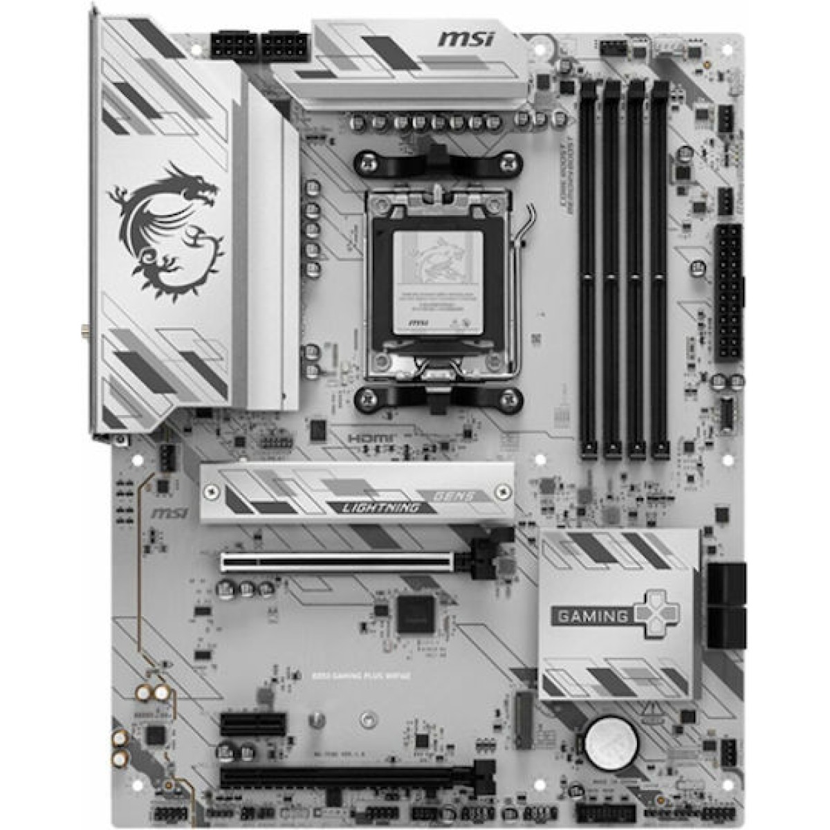 MSI B850 Gaming Plus Wifi6E Motherboard ATX με AMD AM5 Socket 7E80-001R