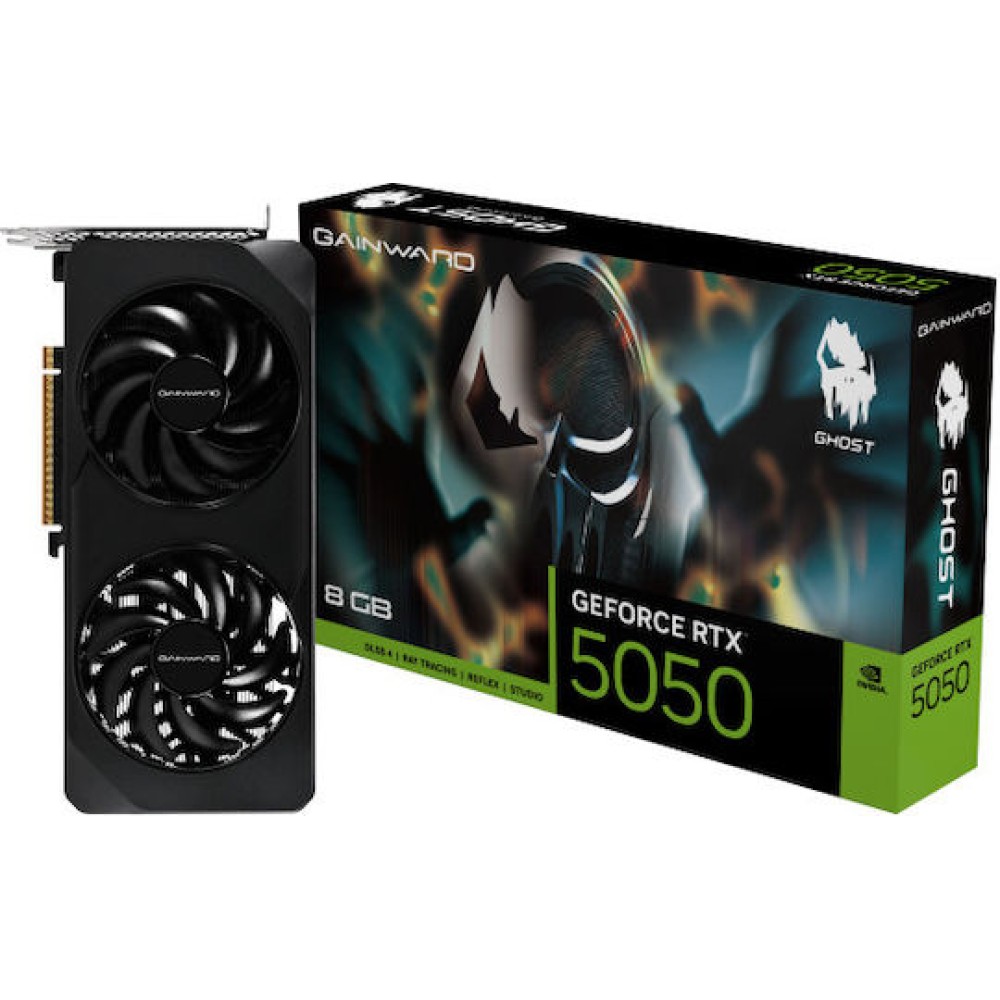 Gainward GeForce RTX 5050 8GB GDDR6 Ghost Κάρτα Γραφικών NE65050019P1-GB2070B