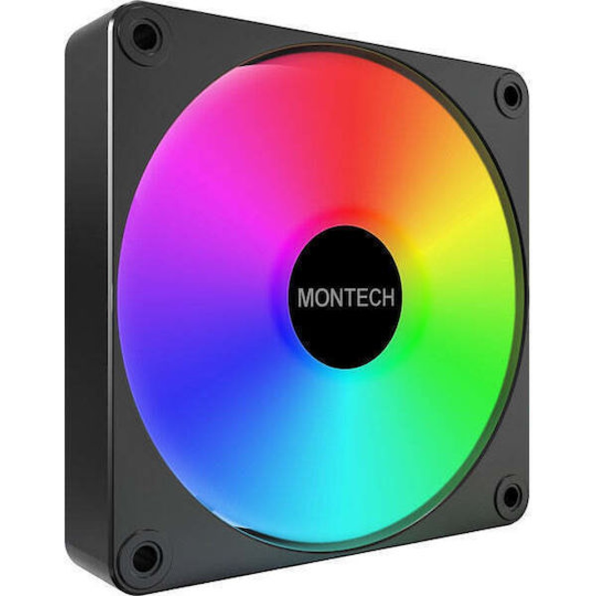 Montech GF120R V2 ARGB Reverse Case Fan με Σύνδεση 3-Pin / 4-Pin PWM 3τμχ