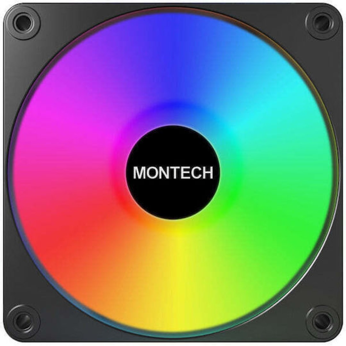 Montech GF120R V2 ARGB Reverse Case Fan με Σύνδεση 3-Pin / 4-Pin PWM 3τμχ