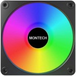 Montech GF120R V2 ARGB Reverse Case Fan με Σύνδεση 3-Pin / 4-Pin PWM 3τμχ