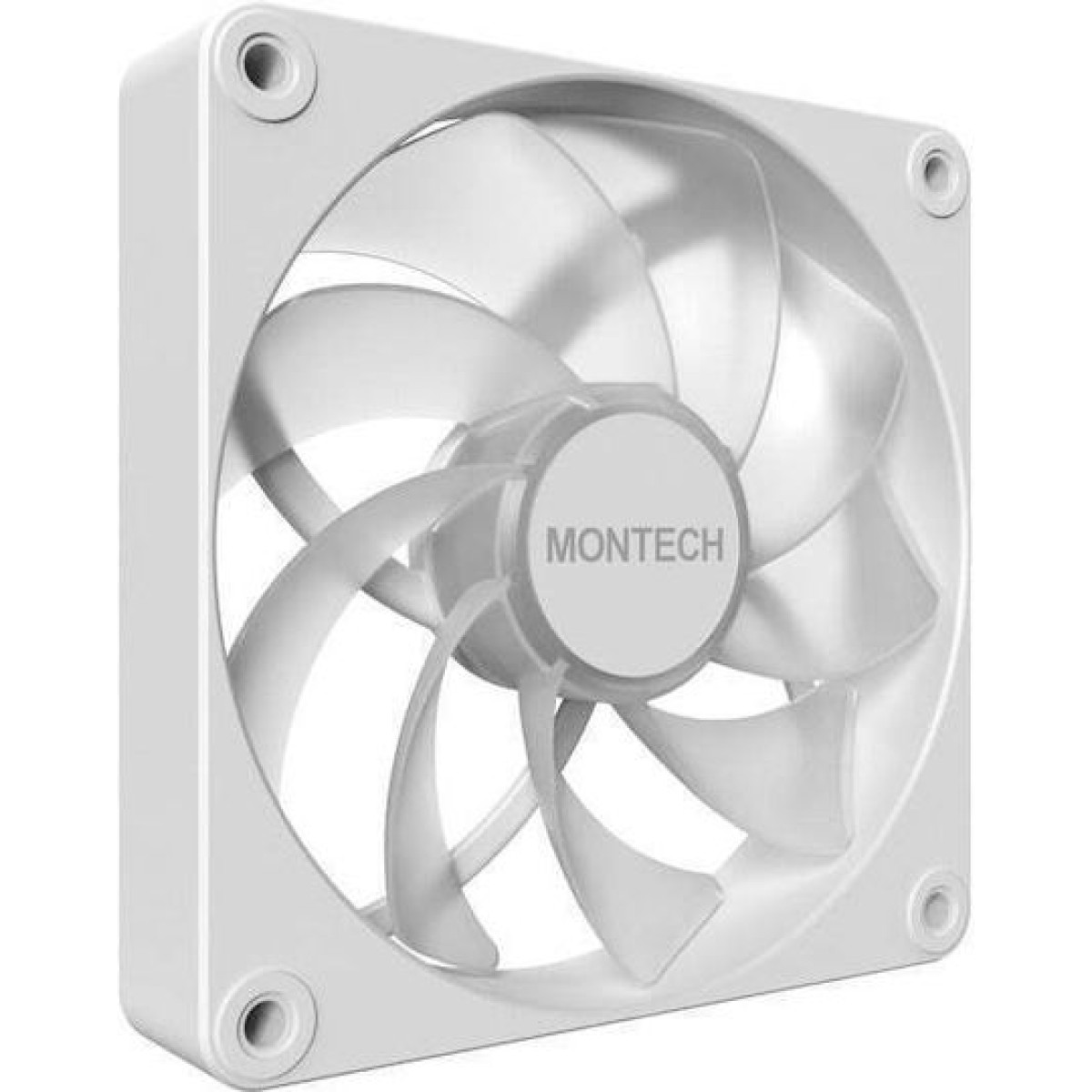 Montech GF120R V2 ARGB Reverse Case Fan με Σύνδεση 3-Pin / 4-Pin PWM 3τμχ Λευκό
