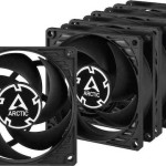 Arctic P8 PWM PST Case Fan 80mm με Σύνδεση 4-Pin / 4-Pin Molex 5τμχ