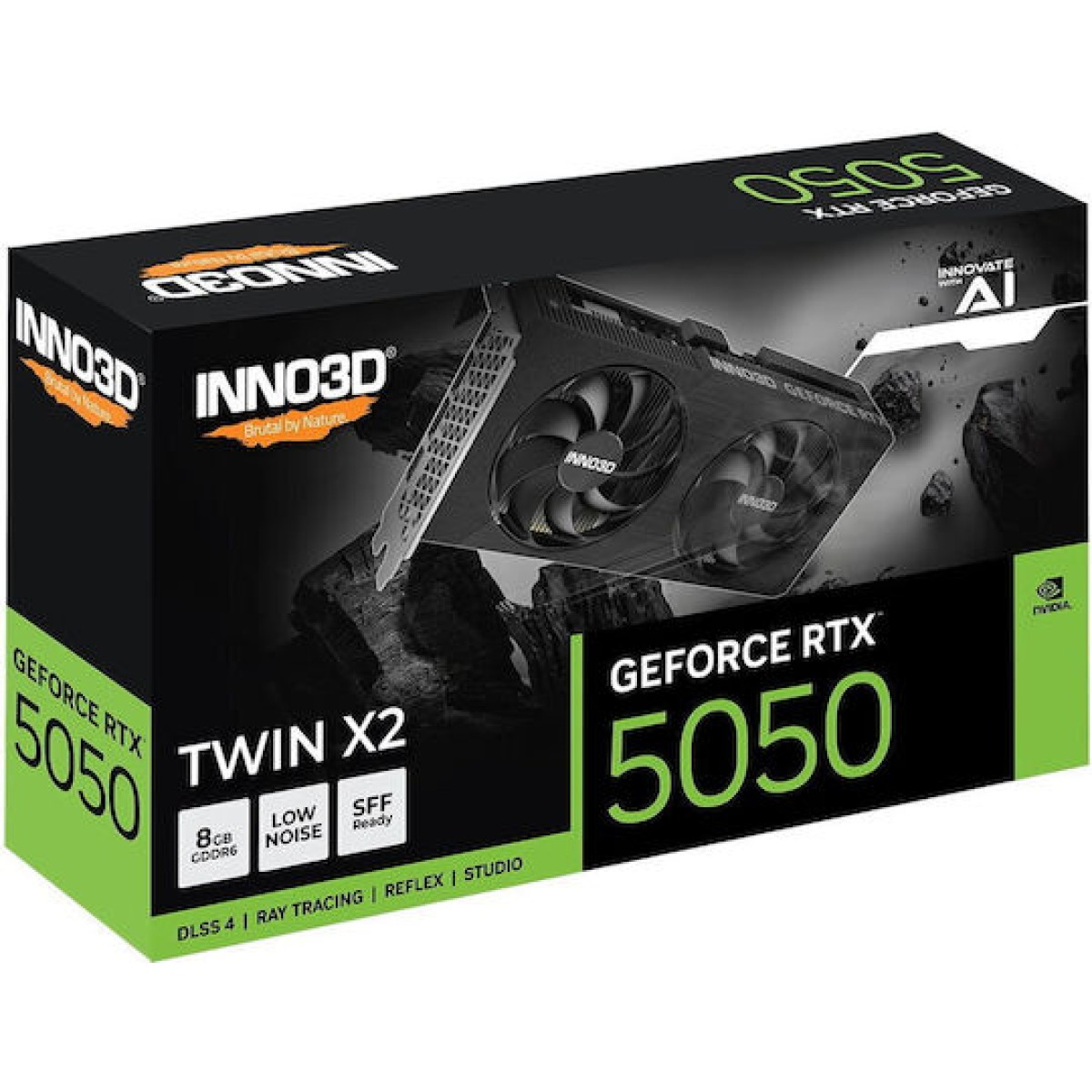 Inno 3D GeForce RTX 5050 8GB GDDR6 Twin X2 Κάρτα Γραφικών