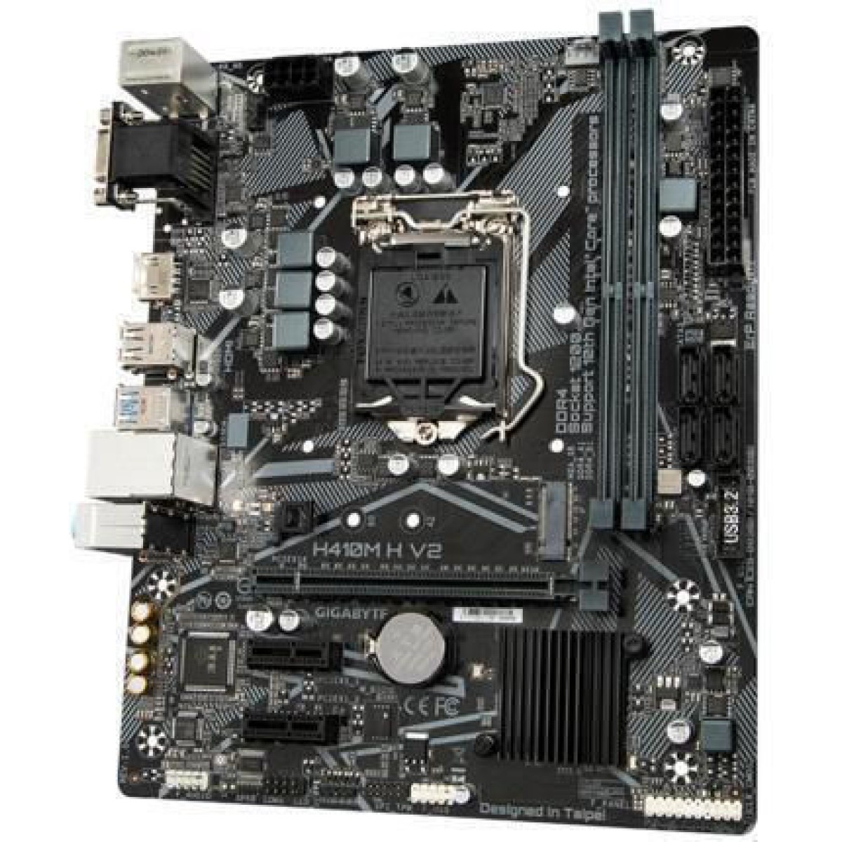 Gigabyte H410M H V2 rev. 1.0 Motherboard Micro ATX με Intel 1200 Socket