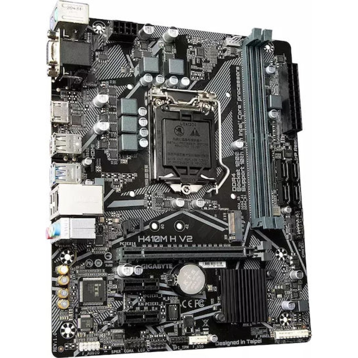 Gigabyte H410M H V2 rev. 1.0 Motherboard Micro ATX με Intel 1200 Socket