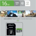 PNY Elite microSDHC 16GB Class 10 U1 UHS-I με αντάπτορα