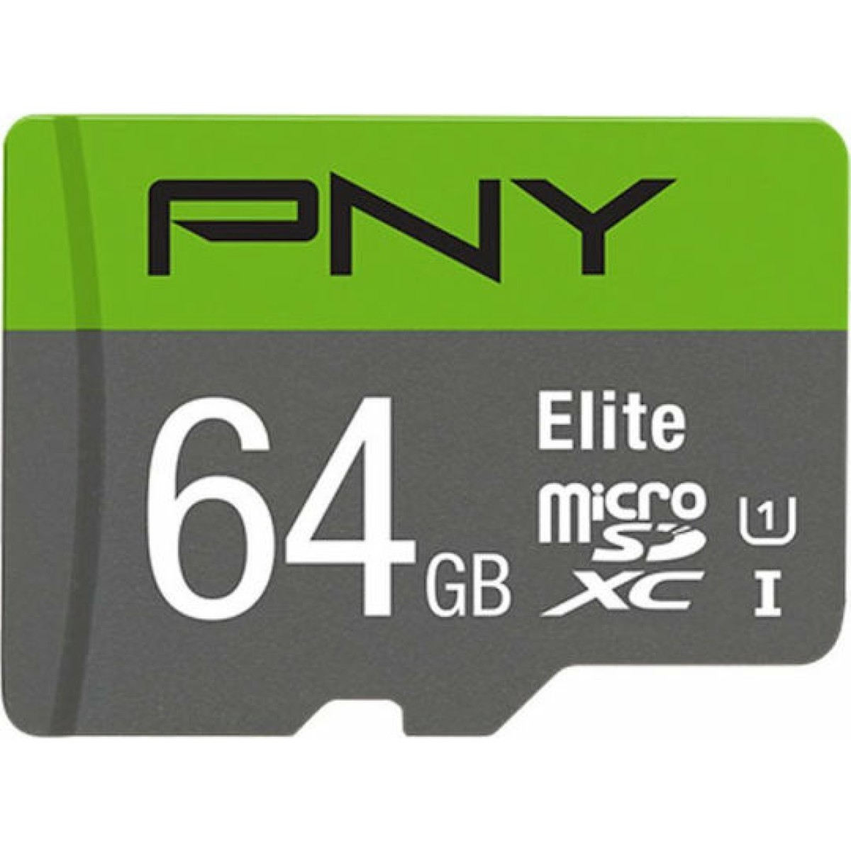 PNY Elite microSDXC 64GB Class 10 U1 UHS-I με αντάπτορα