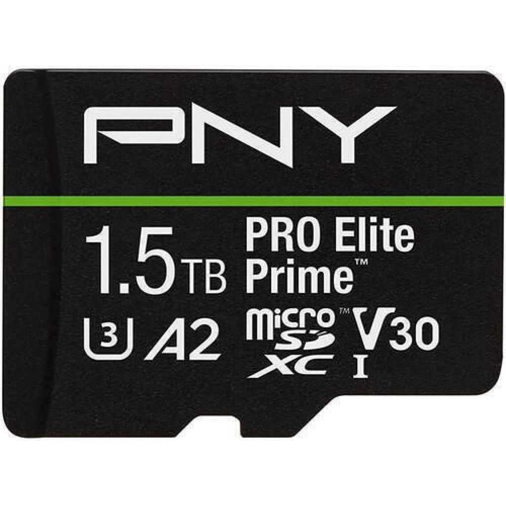 PNY microSDXC 1.5TB Class 10 U3 V30 A2 UHS-I με αντάπτορα