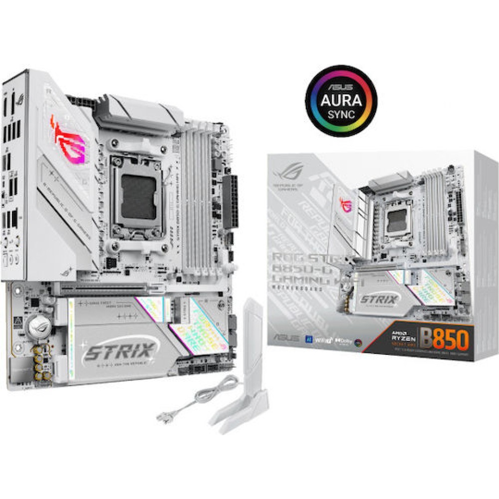 Asus Rog Strix B850-G Gaming WIFI Motherboard Micro ATX με AMD AM5 Socket 90MB1M30-M0EAY0