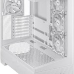 Asus A31 PLUS Gaming Midi Tower Κουτί Υπολογιστή με Πλαϊνό Παράθυρο και ARGB Φωτισμό Λευκό
