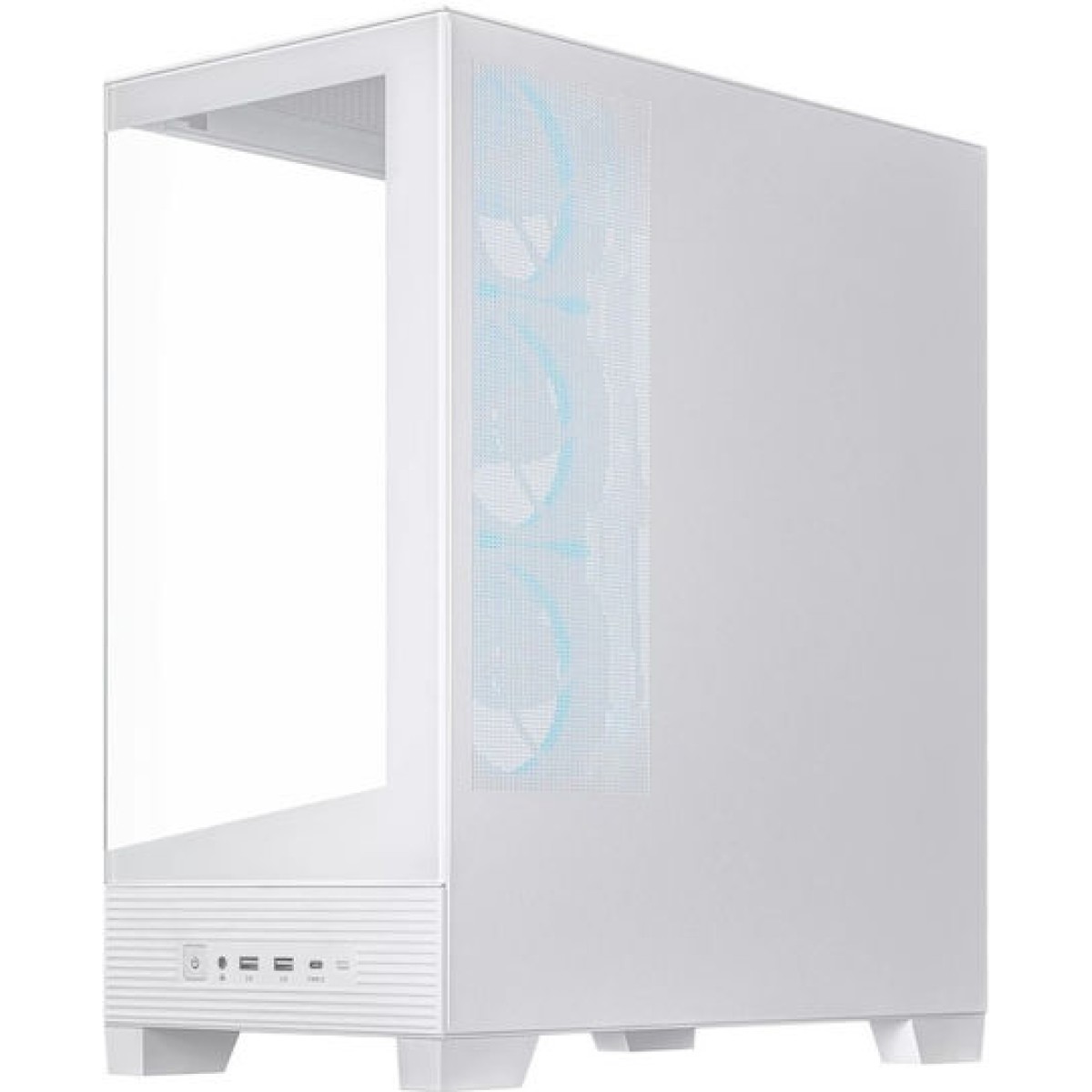 Asus A31 PLUS Gaming Midi Tower Κουτί Υπολογιστή με Πλαϊνό Παράθυρο και ARGB Φωτισμό Λευκό