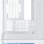 Asus Prime AP202 Gaming Mini Tower Κουτί Υπολογιστή με Πλαϊνό Παράθυρο και ARGB Φωτισμό Λευκό