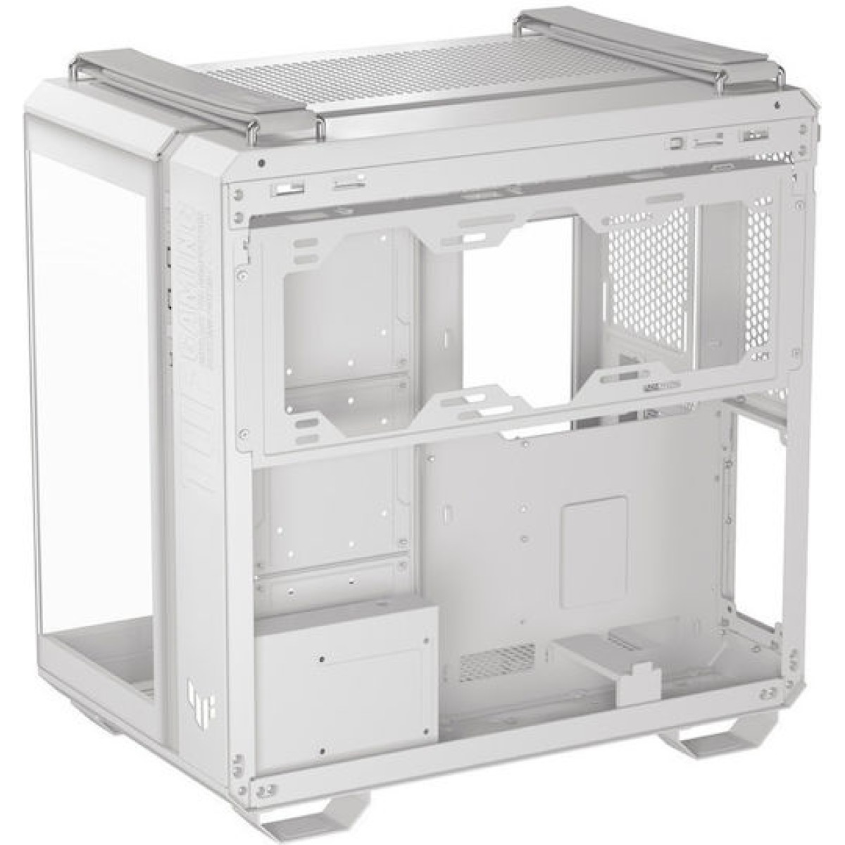 Asus TUF Gaming GT502 Horizon ARGB Midi Tower Κουτί Υπολογιστή με Πλαϊνό Παράθυρο White Edition