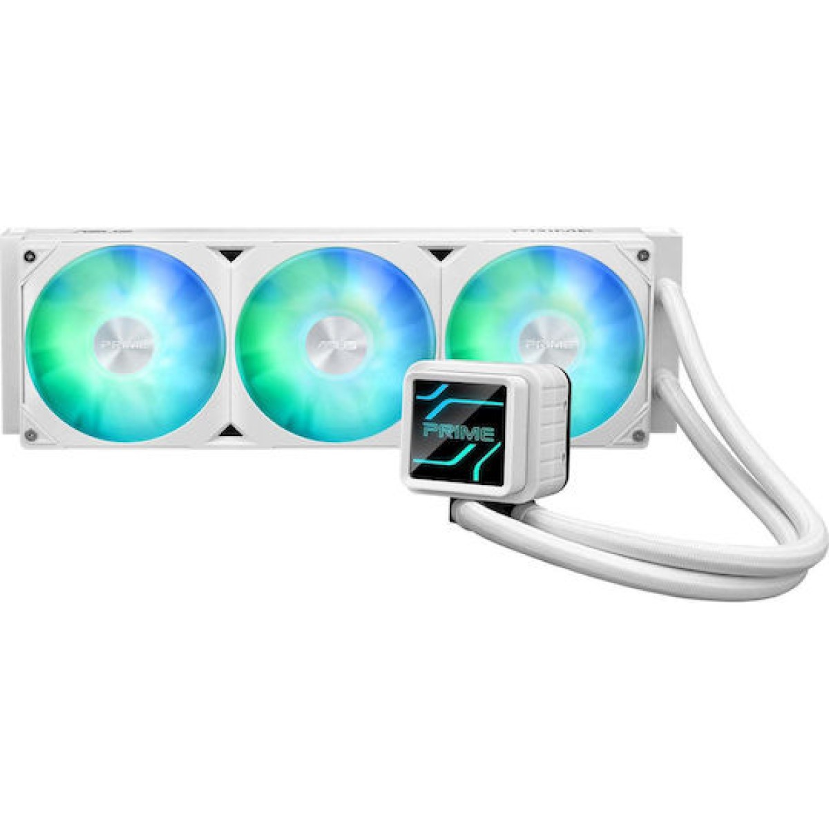 Asus Prime LC 360 ARGB Υδρόψυξη Επεξεργαστή Τριπλού Ανεμιστήρα 120mm για Socket AM4/AM5/1700/1200 Λευκή