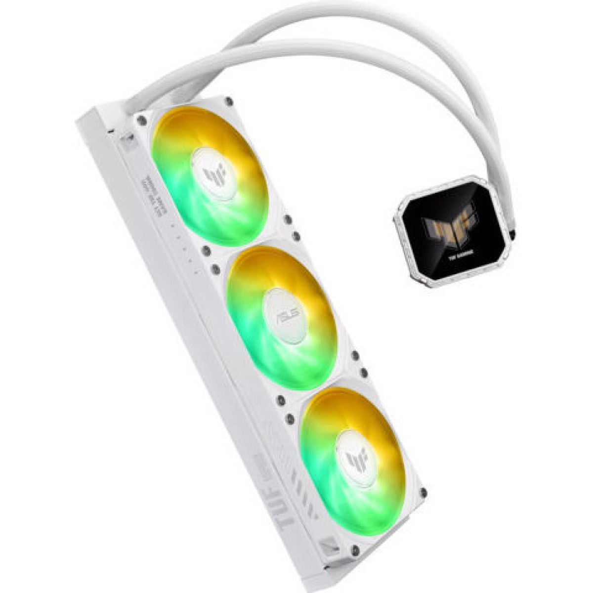 Asus TUF GAMING LC III 360 LCD Υδρόψυξη Επεξεργαστή 120mm για Socket AM4/AM5/1700/1200 με ARGB Φωτισμό Λευκή