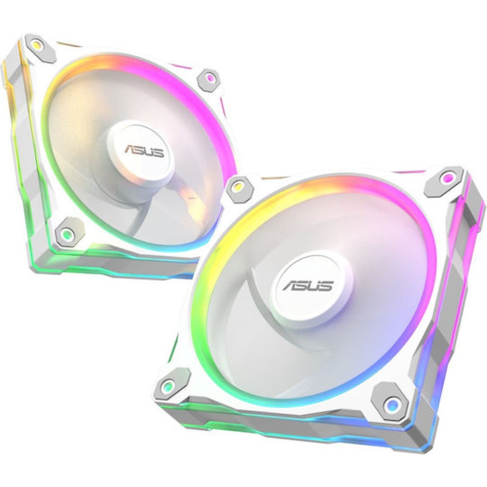 Asus Prime MR120 Case Fan με ARGB Φωτισμό και Σύνδεση 4-Pin PWM Λευκό