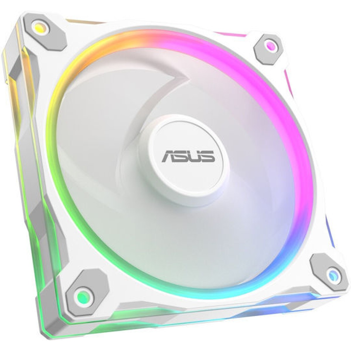 Asus Prime MR120 Case Fan με ARGB Φωτισμό και Σύνδεση 4-Pin PWM Λευκό