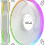 Asus Prime MR120 Reverse Case Fan με ARGB Φωτισμό και Σύνδεση 4-Pin PWM Λευκό