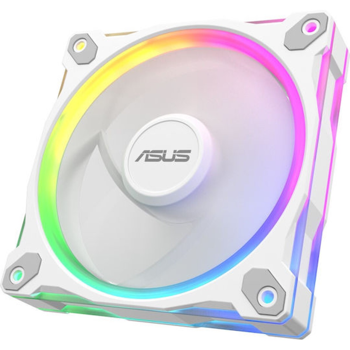 Asus Prime MR120 Reverse Case Fan με ARGB Φωτισμό και Σύνδεση 4-Pin PWM Λευκό