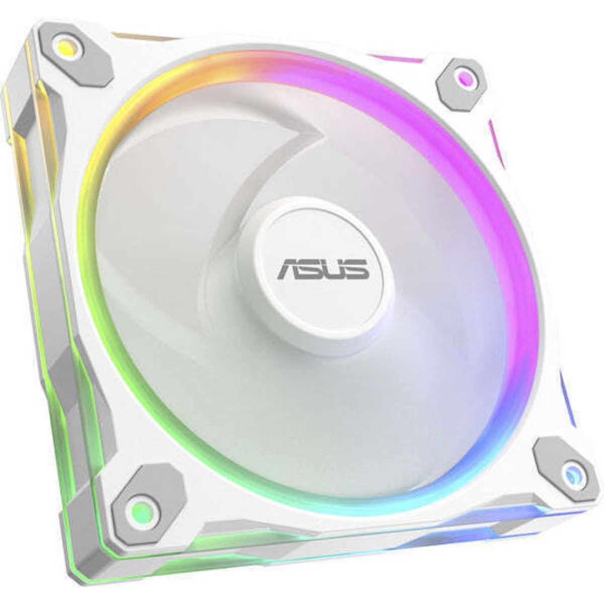 Asus Prime MR120 Reverse Case Fan με ARGB Φωτισμό και Σύνδεση 4-Pin PWM Λευκό