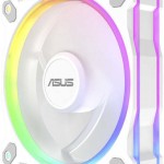 Asus Prime MR120 Reverse Case Fan με ARGB Φωτισμό και Σύνδεση 4-Pin PWM Λευκό