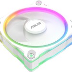 Asus Prime MR120 Reverse Case Fan με ARGB Φωτισμό και Σύνδεση 4-Pin PWM Λευκό