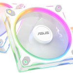 Asus Prime MR120 Case Fan με ARGB Φωτισμό και Σύνδεση 4-Pin PWM 3τμχ Λευκό