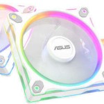 Asus Prime MR120 Reverse Case Fan με ARGB Φωτισμό και Σύνδεση 4-Pin PWM 3τμχ Λευκό