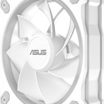 Asus Prime MR120 Reverse Case Fan με ARGB Φωτισμό και Σύνδεση 4-Pin PWM 3τμχ Λευκό