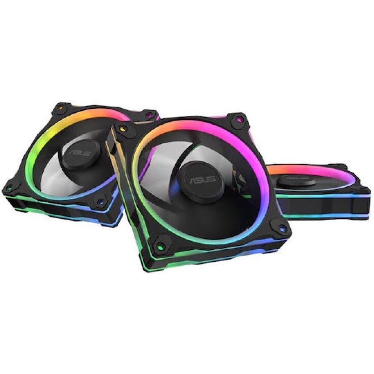 Asus Prime MR120 Reverse Case Fan με ARGB Φωτισμό και Σύνδεση 4-Pin PWM 3τμχ