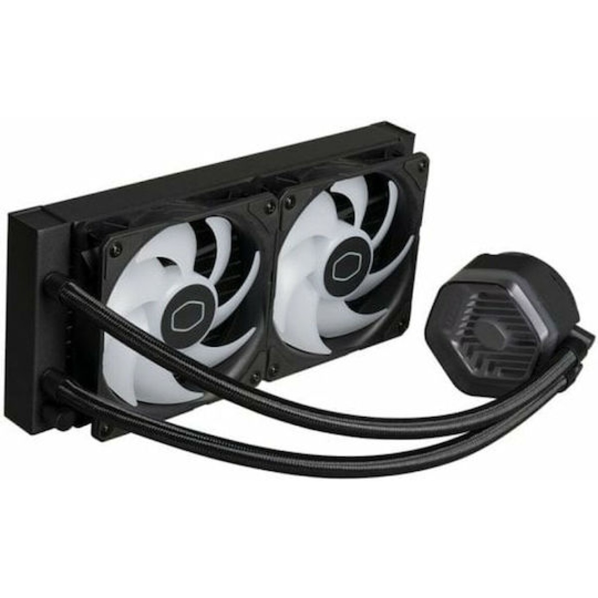 CoolerMaster MasterLiquid 240 ATMOS Υδρόψυξη Επεξεργαστή Διπλού Ανεμιστήρα 120mm για Socket AM4/AM5/1700/1200/115x με ARGB Φωτισμό