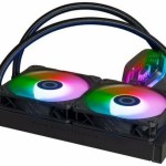 CoolerMaster MasterLiquid 240 ATMOS Υδρόψυξη Επεξεργαστή Διπλού Ανεμιστήρα 120mm για Socket AM4/AM5/1700/1200/115x με ARGB Φωτισμό