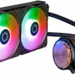 CoolerMaster MasterLiquid 240 ATMOS Υδρόψυξη Επεξεργαστή Διπλού Ανεμιστήρα 120mm για Socket AM4/AM5/1700/1200/115x με ARGB Φωτισμό