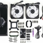 CoolerMaster MasterLiquid 240 ATMOS Υδρόψυξη Επεξεργαστή Διπλού Ανεμιστήρα 120mm για Socket AM4/AM5/1700/1200/115x με ARGB Φωτισμό