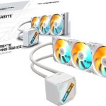 Gigabyte Gaming 360 Υδρόψυξη Επεξεργαστή Τριπλού Ανεμιστήρα 120mm για Socket AM4/AM5/1700/1200 με ARGB Φωτισμό Λευκή