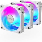 Gigabyte AORUS EZ CHAIN Case Fan 120mm με Λευκό Φωτισμό Λευκό