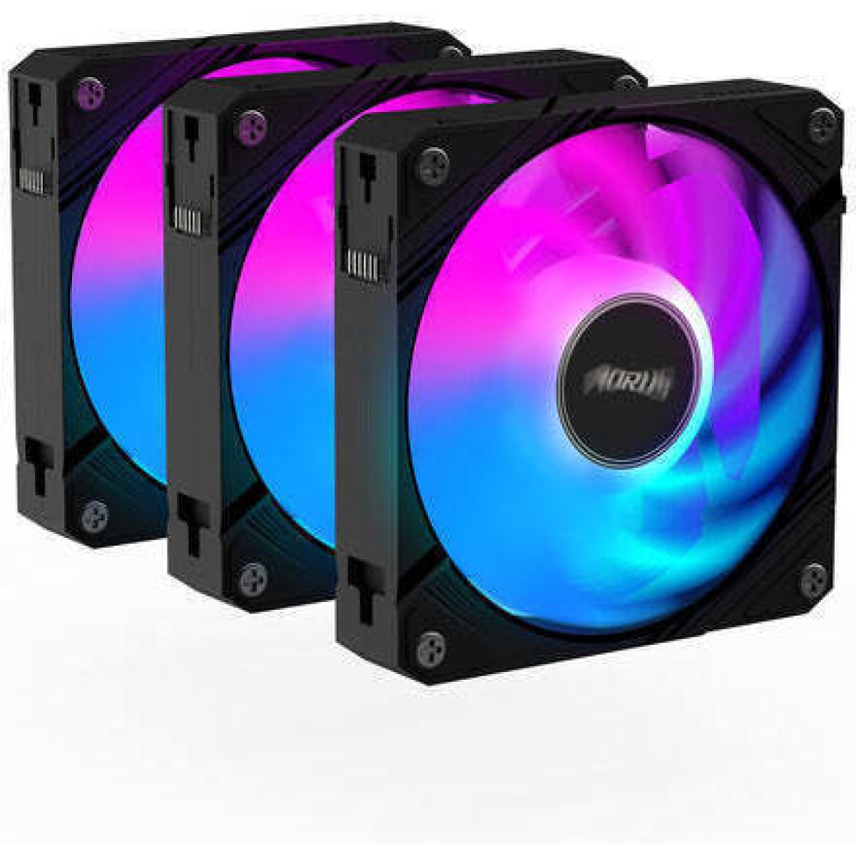 Gigabyte Aorus EZ Chain Fan 120 Case Fan με ARGB Φωτισμό 3τμχ