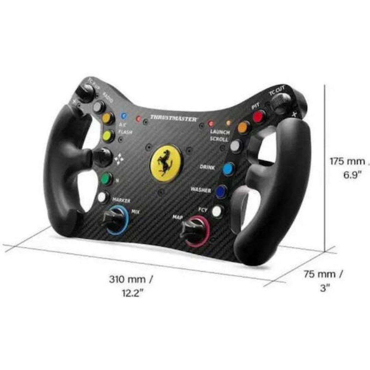Thrustmaster Ferrari 488 Τιμονιέρα με Πετάλια για PC