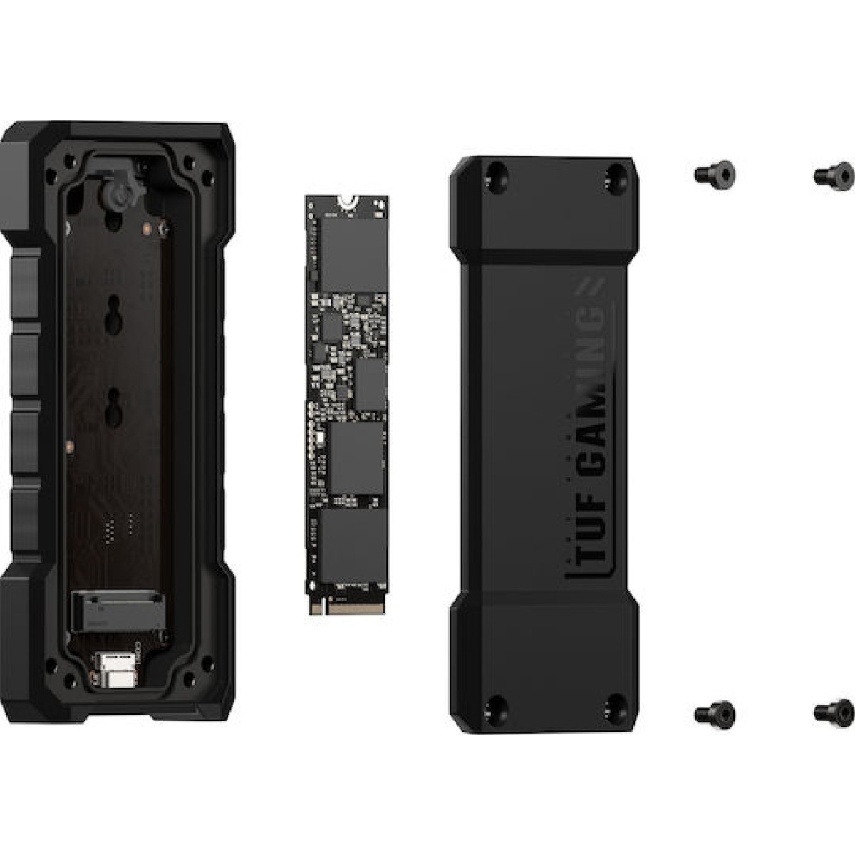 Asus Tuf Gaming A2 Θήκη για Σκληρό Δίσκο M.2 PCI Express NVME με σύνδεση Type-C