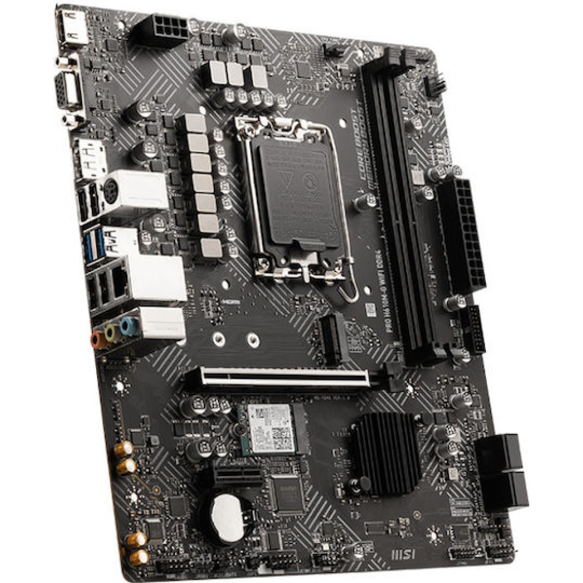 MSI Pro H610M-G WIFI DDR4 Motherboard Micro ATX με Intel 1700 Socket