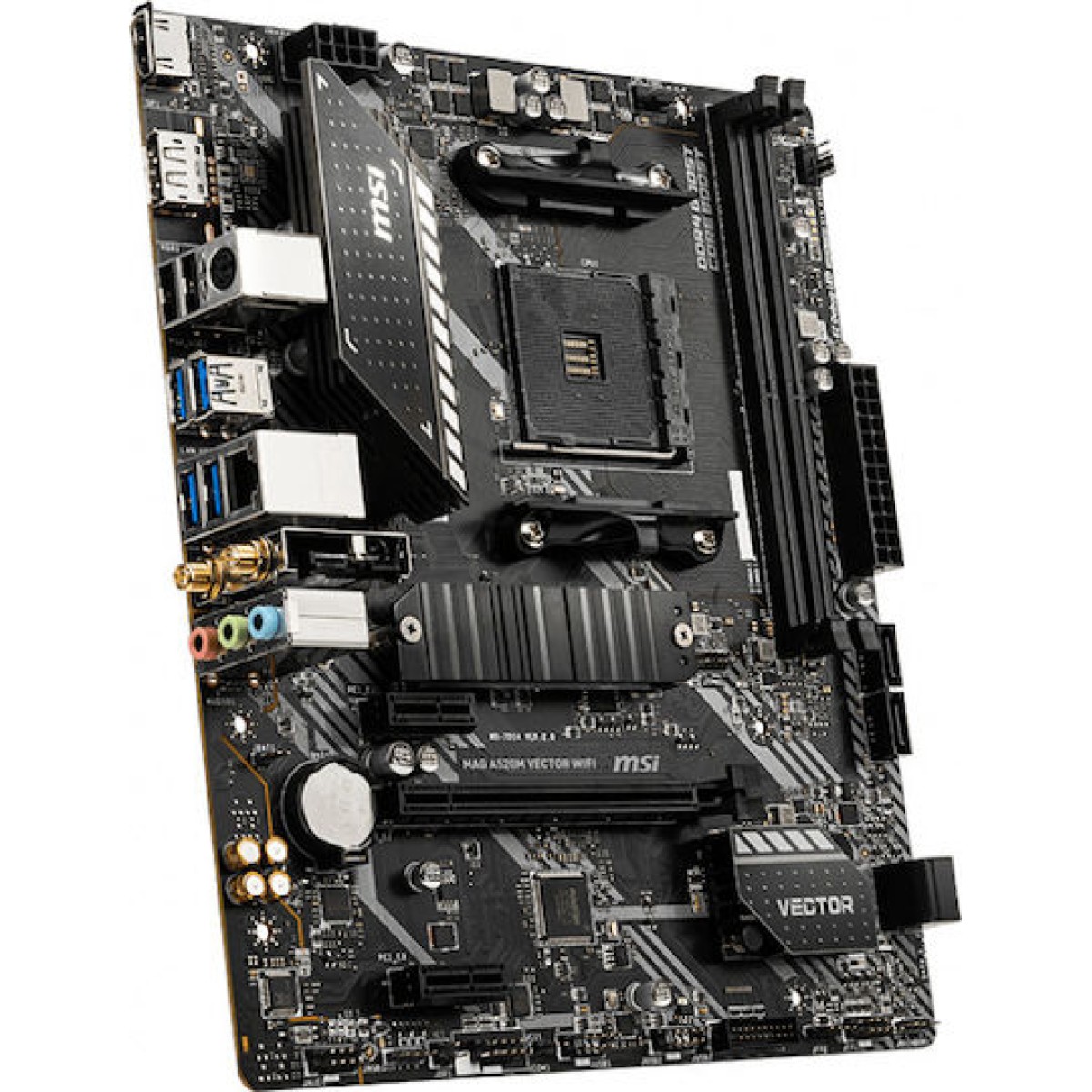 MSI A520M Vector WIFI Motherboard Micro ATX με AMD AM4 Socket 7D14-008R
