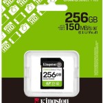 256gb Sd Memory Card Kingston Canvas Select Plus Class 10 Uhs-i Read Speed Up To 100mb/s