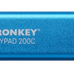 Kingston IronKey Keypad 200C 256GB USB 3.2 Stick με σύνδεση USB-C Μπλε