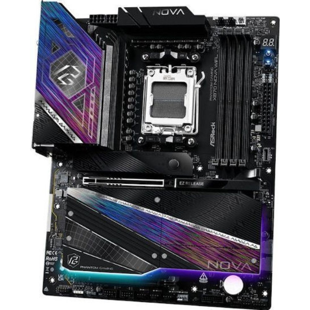 ASRock PG X870 Nova WiFi Motherboard ATX με AMD AM5 Socket 90-MXBT20-A0UAYZ