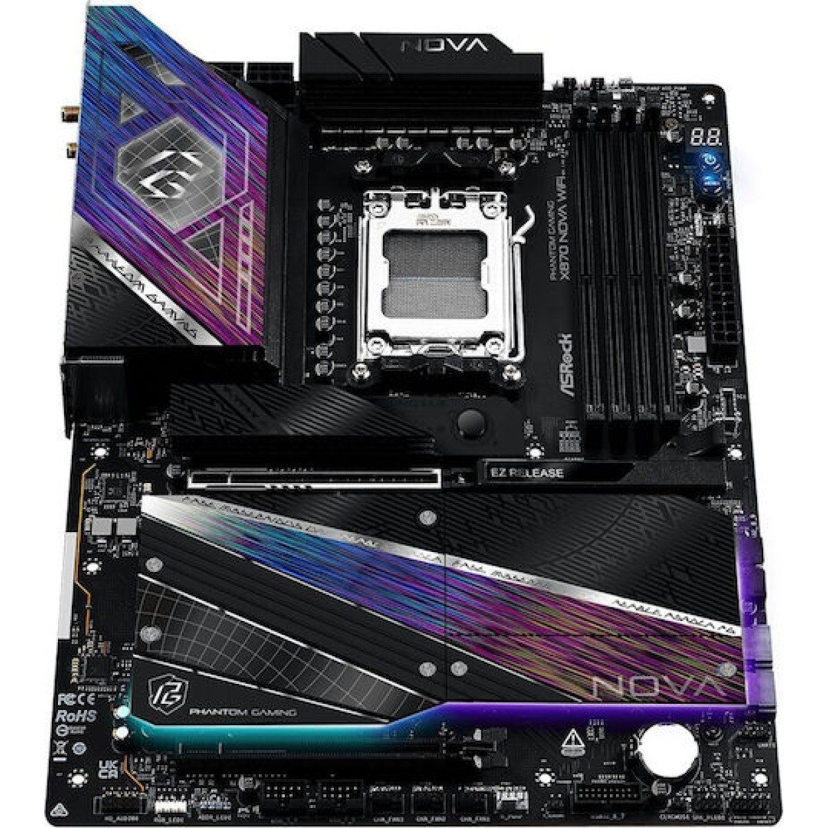 ASRock PG X870 Nova WiFi Motherboard ATX με AMD AM5 Socket 90-MXBT20-A0UAYZ