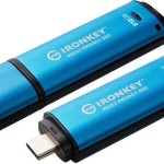 Kingston IronKey Vault Privacy 50 512GB USB 3.2 Stick με σύνδεση USB-C Μπλε
