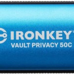 Kingston IronKey Vault Privacy 50 512GB USB 3.2 Stick με σύνδεση USB-C Μπλε