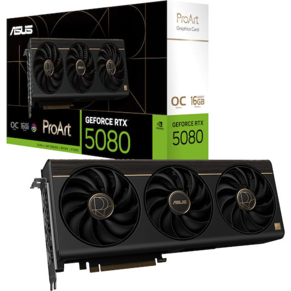 Asus GeForce RTX 5080 16GB GDDR7 ProArt OC Κάρτα Γραφικών
